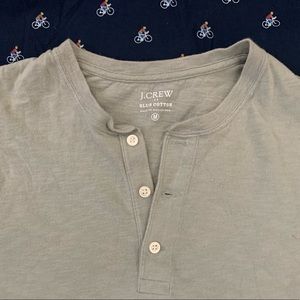 J CREW Slum Cotton Henley